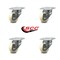 Service Caster 70mm Metric Swivel Top Plate Caster with Nylon Wheel 350 lbs. Cap. Per, 4PK SCC-CG20S314-NYB-TPTRI-4 - alternate 2